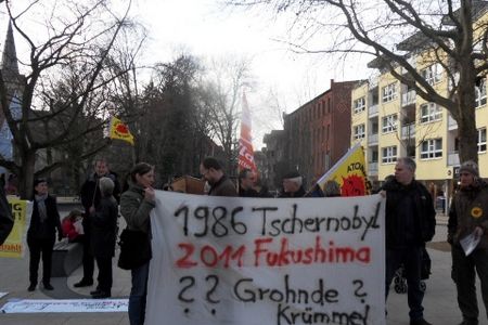 Mahnwache gegen Atomkraft