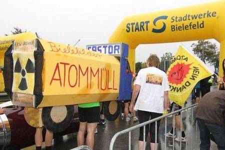 Castor vor dem Stadtwerke Starttor